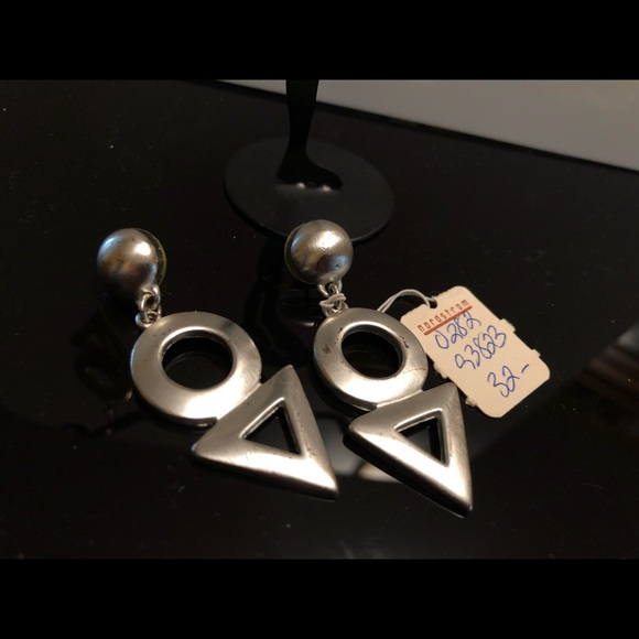 2-4-1 Gold/Silver-Tone Dangle Earrings - Picture 3 of 7